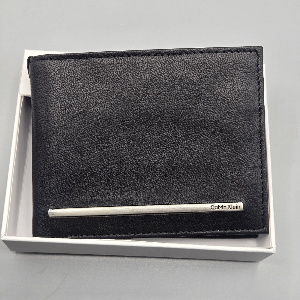 Calvin Klein Black Leather Wallet